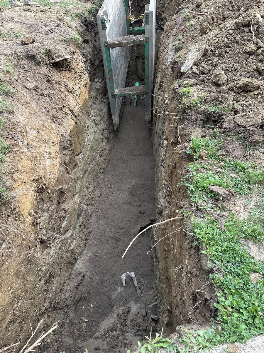 Sewer line replacement ten feet down — DE Plumbing, Cincinnati